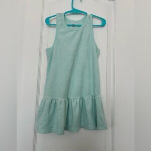 Mint Green Sleeveless Kids Dress